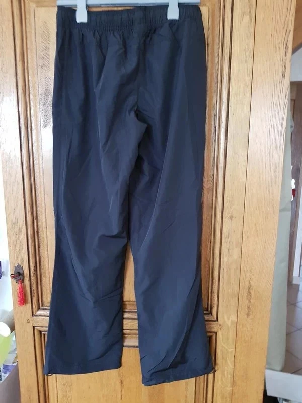 calças de fato de treino novas tamanho s 36/38 preto impermeável marca crivit – photo 4